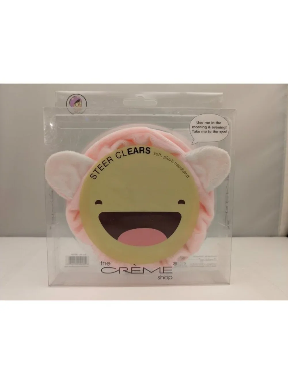 STEER CLEARS | A Soft Plush Headband by The Creme Shop | Pink | Item SEH701 NEW